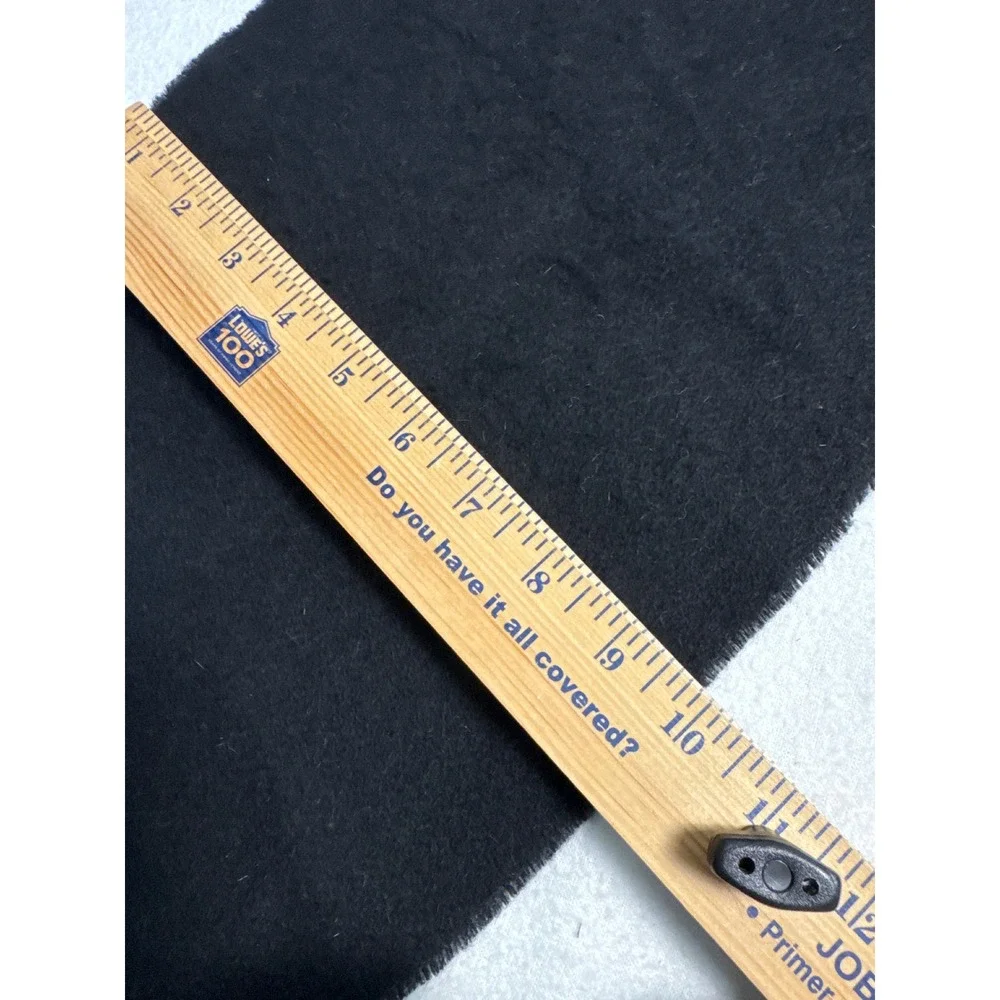 Polo Ralph Lauren Scarf Mens OS Black Gray Lambswool Reversible Made in Italy